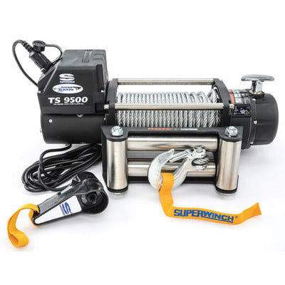 Superwinch 9500# Winch w/Roller Fairlead & 12' Remote 1595200