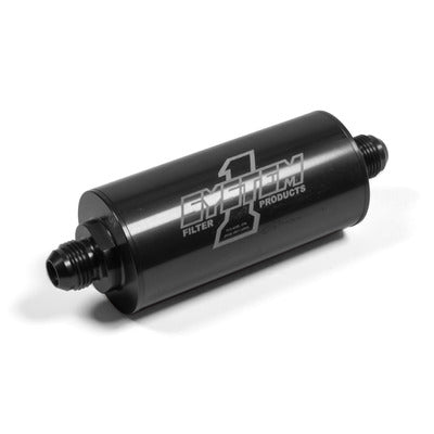 System One Inline Oil Filter w/8AN Fittings Medium Length 201-203708B