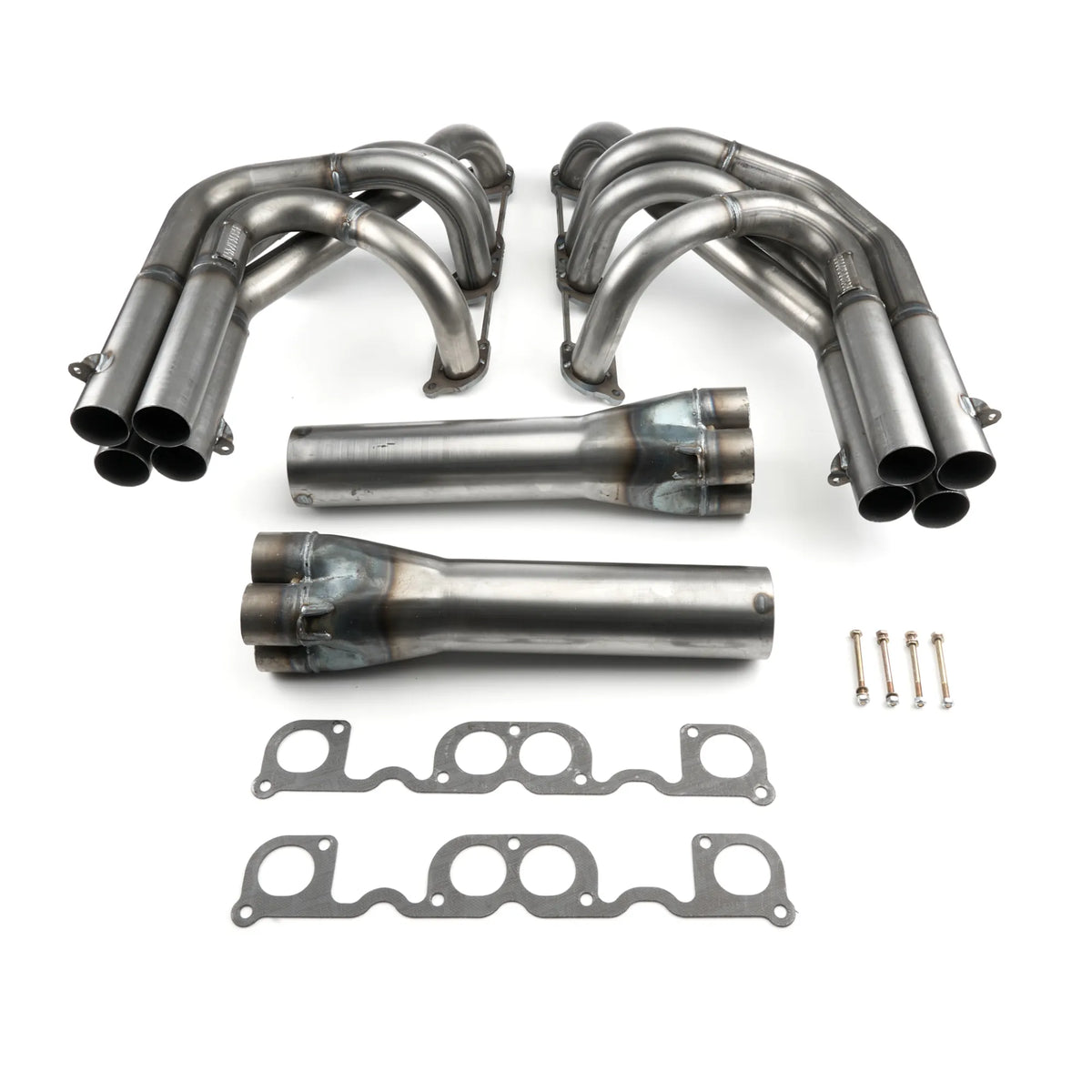 Schoenfeld Full-Length Stepped Small Block Chevy Headers – 3.5” Collector