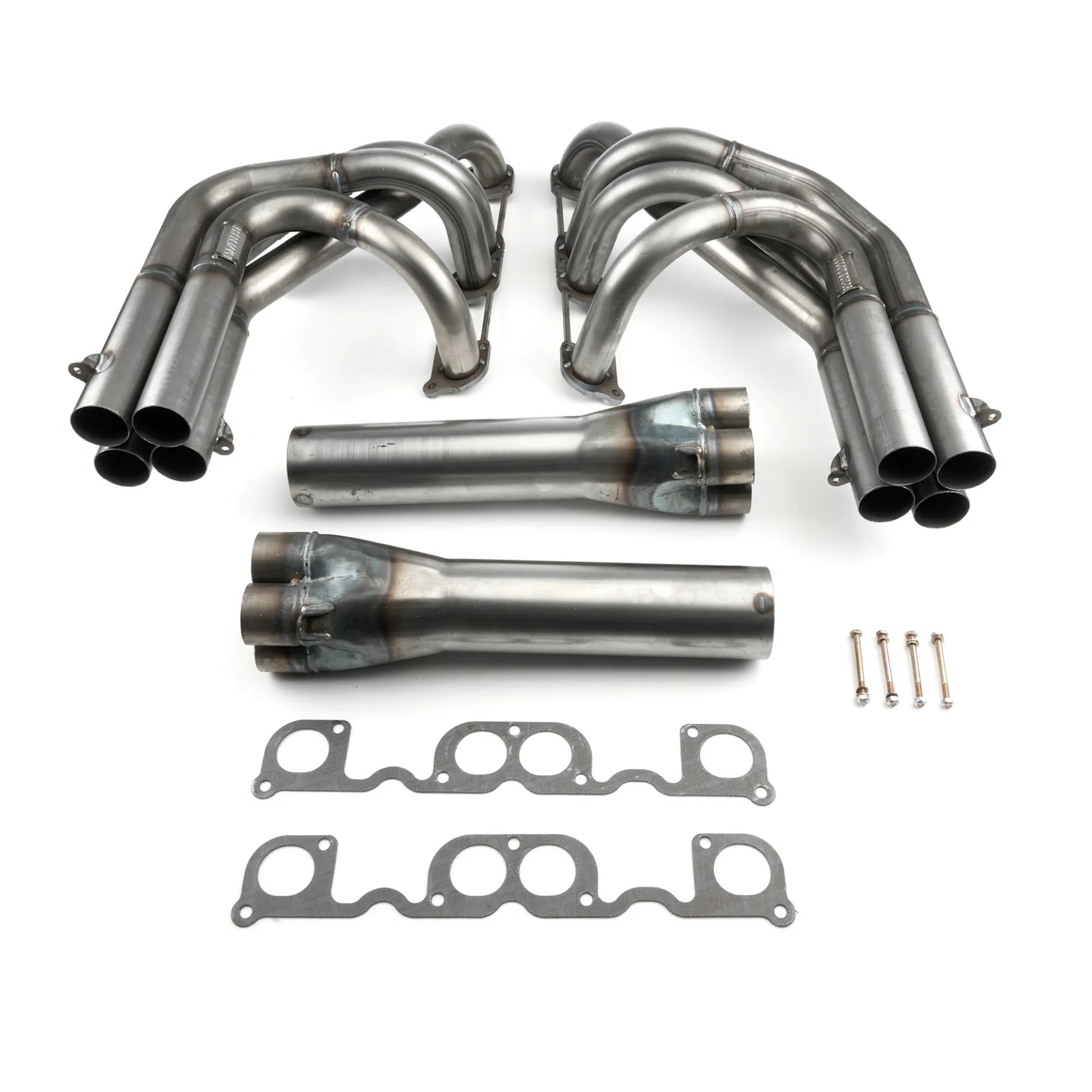 Schoenfeld Full-Length Stepped Small Block Chevy Headers – 3.5” Collector