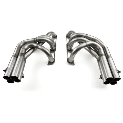 Schoenfeld Full-Length Stepped Small Block Chevy Headers – 3.5” Collector (Pair)