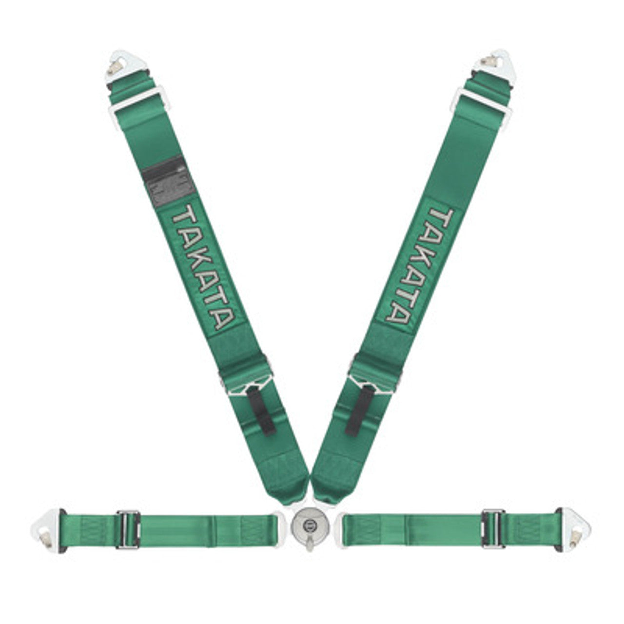 Takata Race Harness 4 Pt Snap-In 3" Shoulder 2" Lap (Green)