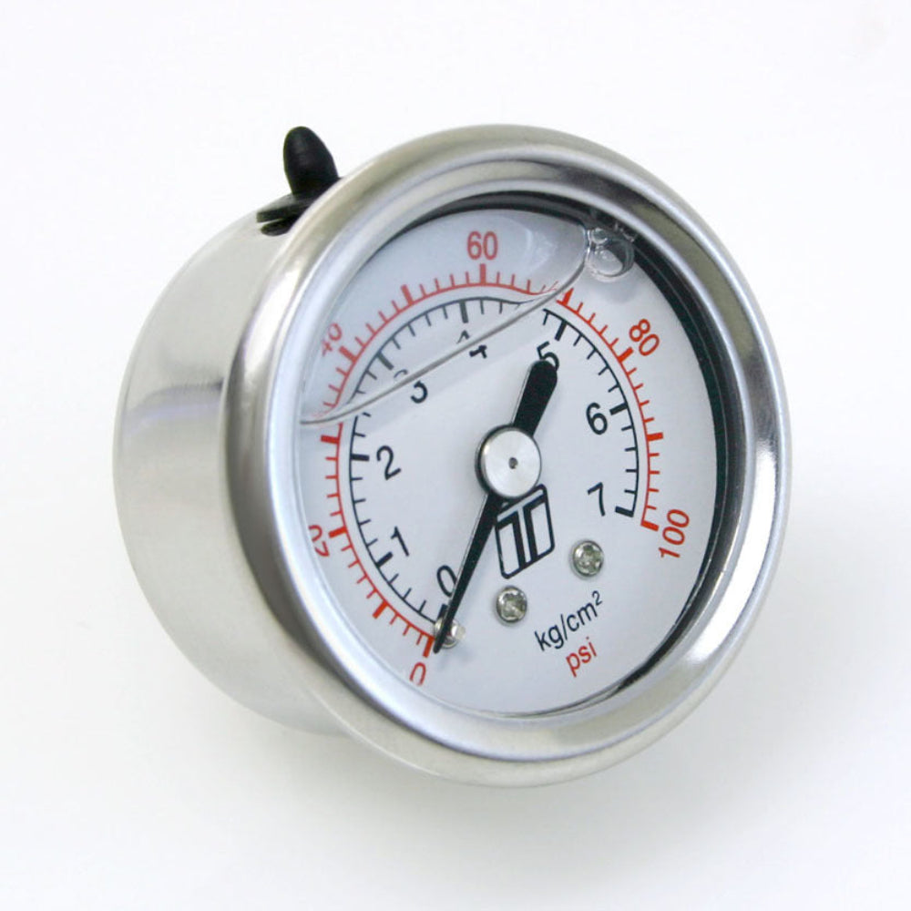Turbosmart Fuel Pressure Gauge 0-100 PSI Liquid Filled