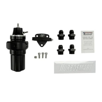 Turbosmart FPRF8 Black Fuel Reg + Filter 8AN | TS-0404-1532 (package with components)