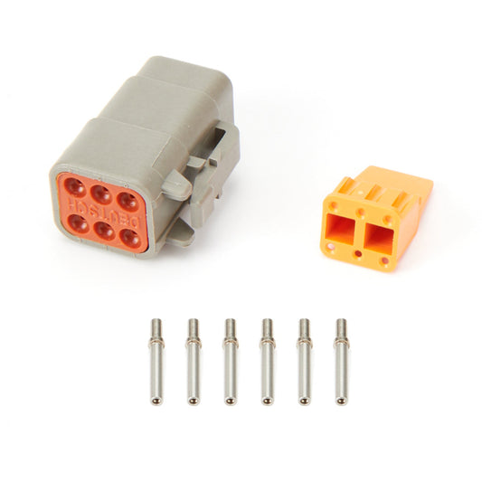 Turbosmart eGate 6 Way Sensor Plug Kit Fits DTM Connector