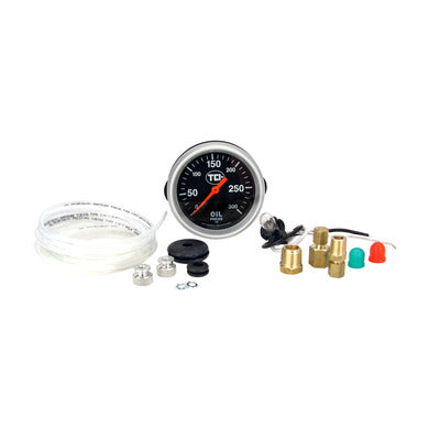 TCI Pressure Gauge 2-5/8" Transmission Black Face 801100