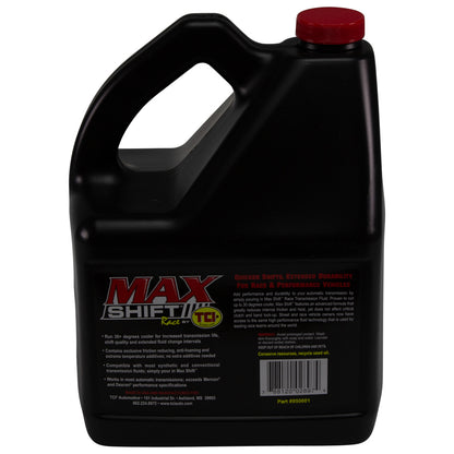 Max Shift Racing Transmission Fluid (back label)