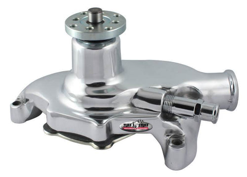 Tuff-Stuff Water Pump Short Smoothie Chrome SBC 1353NA