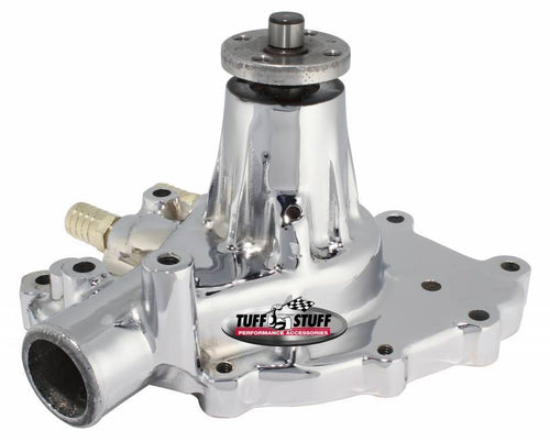 Tuff-Stuff Water Pump Pass Side Inlet Chrome Ford 1432AA