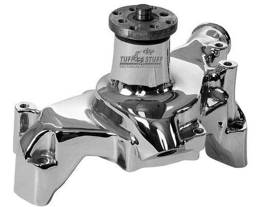 Tuff-Stuff Long Water Pump Chrome SBC 1511NA