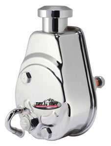 Tuff-Stuff Power Steering Pump Keyed Shaft Chrome GM 6171A