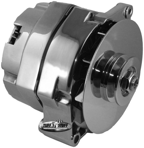 Tuff-Stuff GM Alternator 100 amp Chrome 7102NC