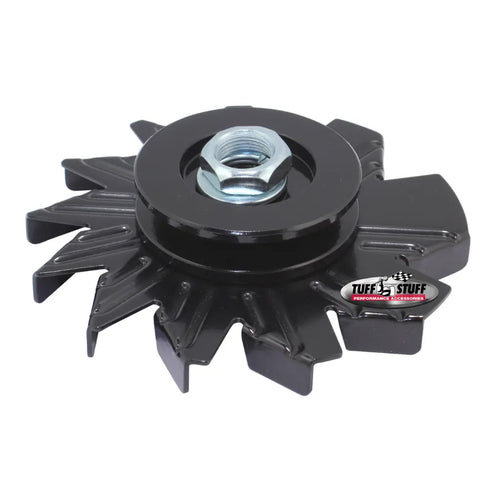 Tuff-Stuff Alternator Stealth Black Fan and Pulley Combo 7600AB