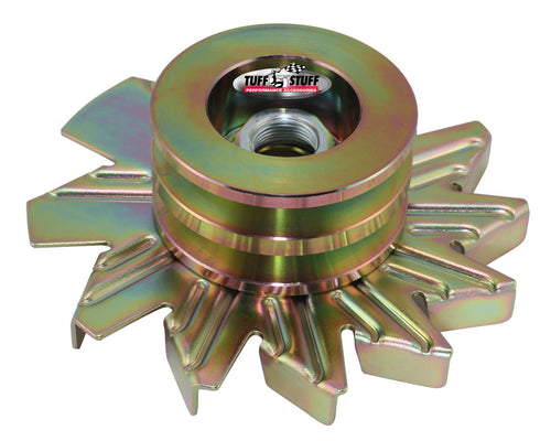 Tuff-Stuff Alternator Gold Zinc Fan and Pulley Combo 7600BD