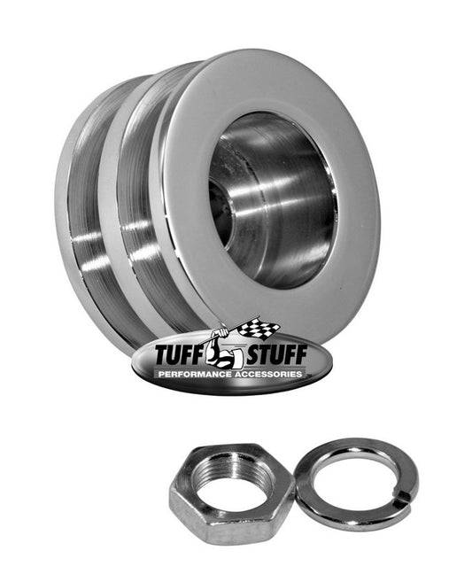 Tuff-Stuff Alternator Chrome Double V-Pulley 7610F