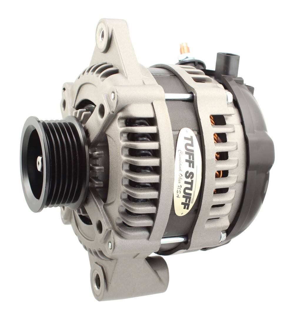 Tuff-Stuff 225 MAX AMP Alternator 6-Groove 1-Wire  Cast 8319FC6G1W