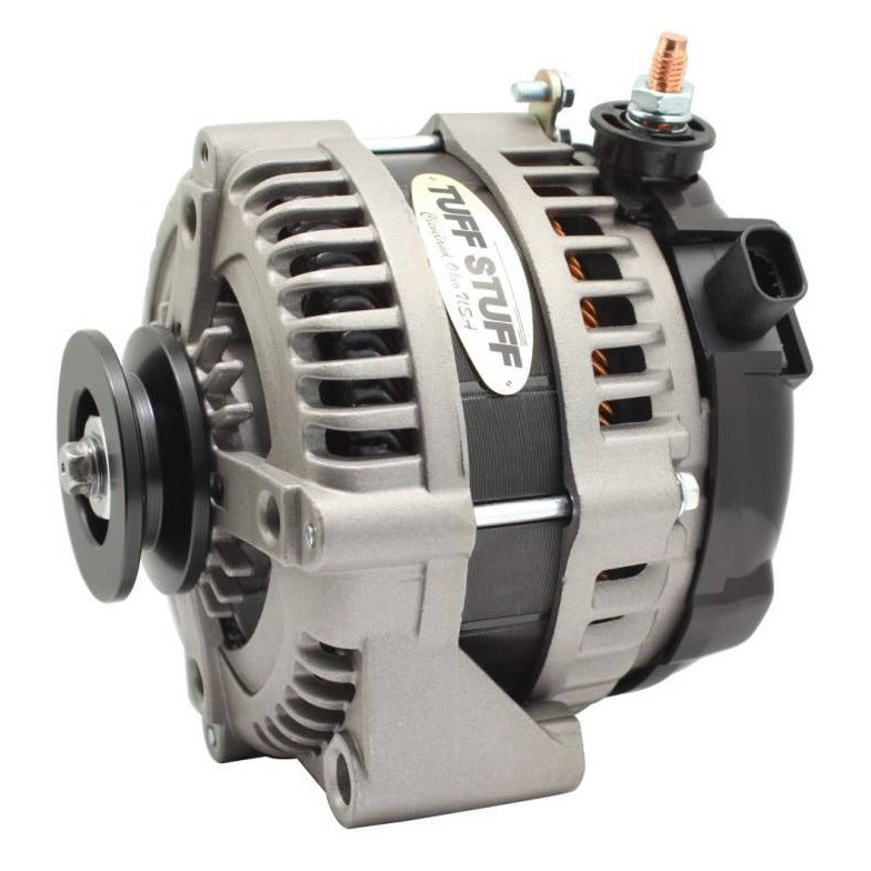 Tuff-Stuff 225 MAX AMP Alternator 1-Groove 1-Wire  Cast 8320FC1G1W