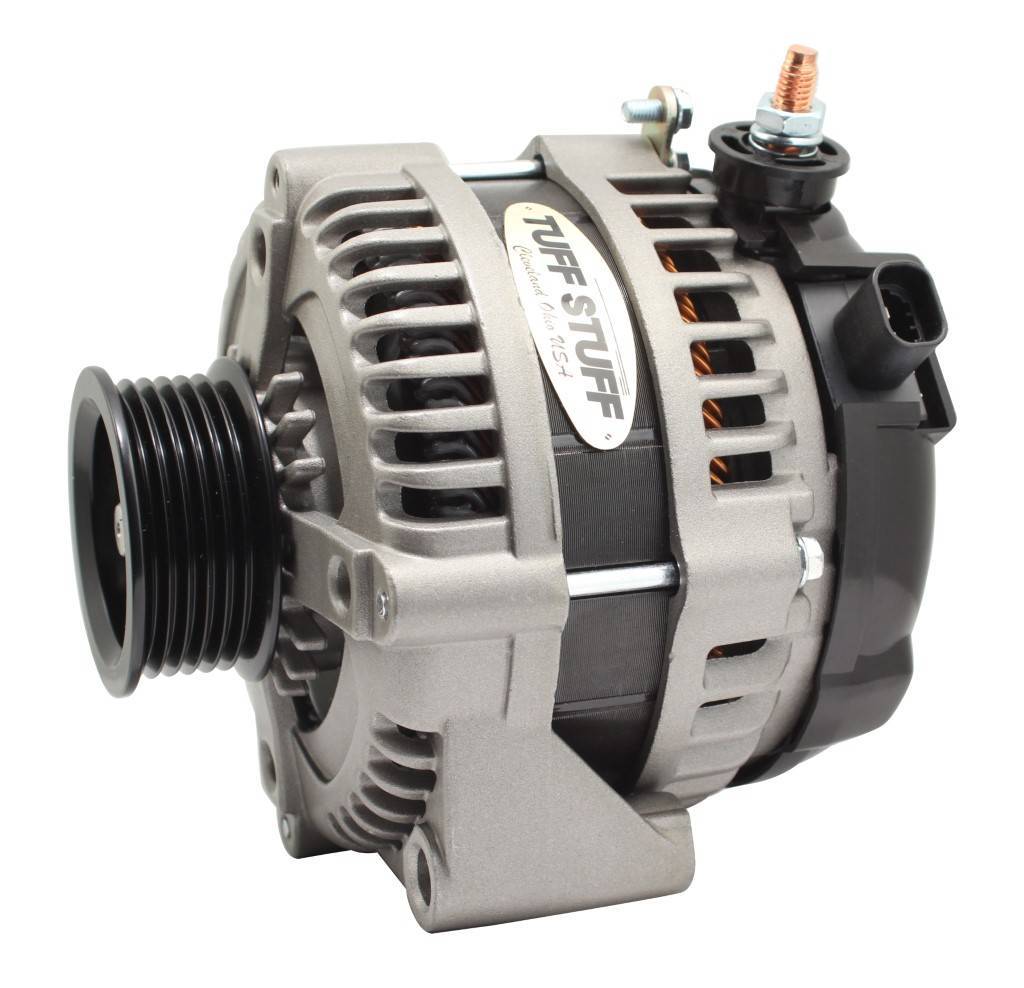 Tuff-Stuff 225 MAX AMP Alternator 6-Groove 1-Wire  Cast 8320FC6G1W