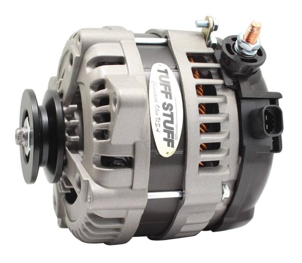 Tuff-Stuff 225 MAX AMP Alternator 1-Groove 1-Wire  Cast 8321FC1G1W