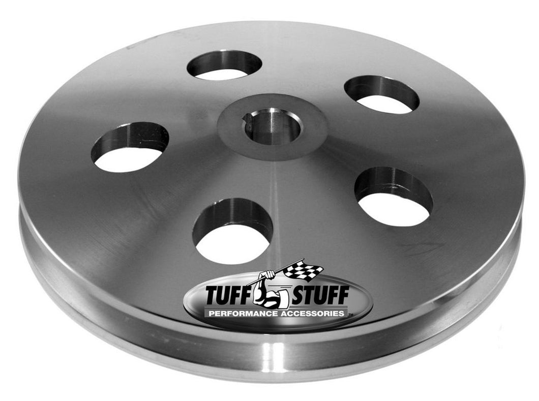 Tuff-Stuff Power Steering Pump Pulley Chrome 8488A