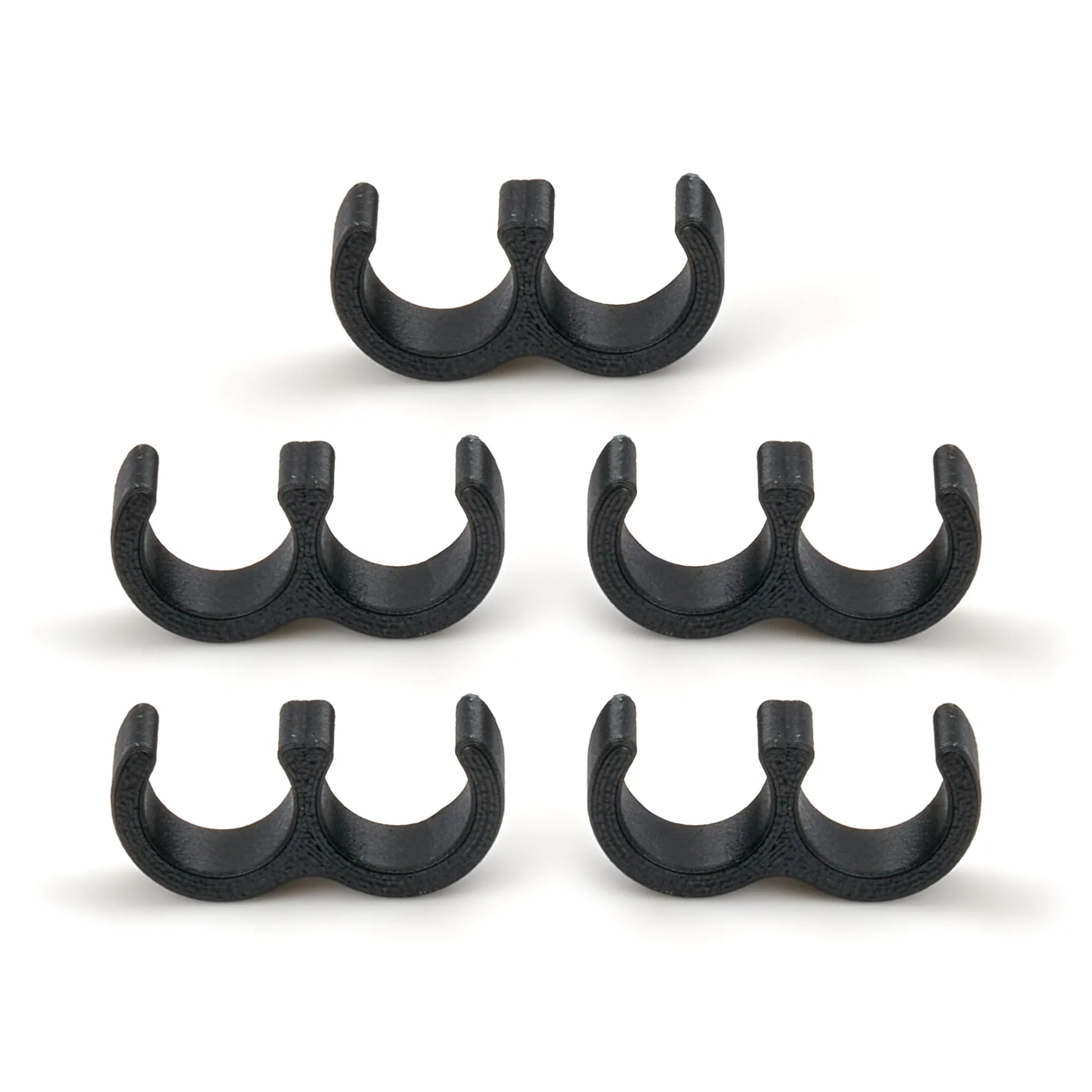 Ti22 TIP5572 Double Line Clamp -6 AN Fuel Line 5-Pack