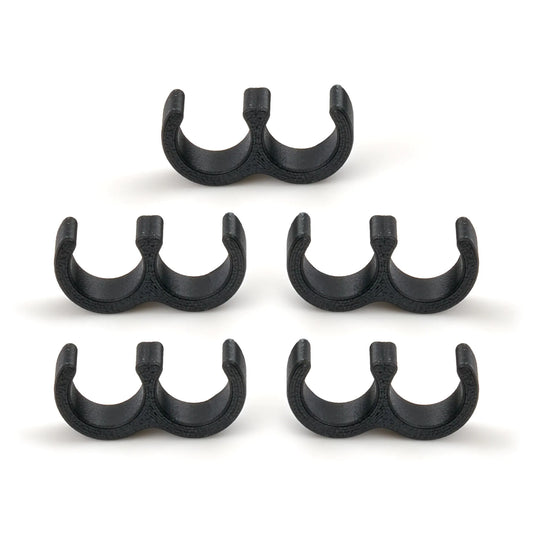 Ti22 TIP5572 Double Line Clamp -6 AN Fuel Line 5-Pack