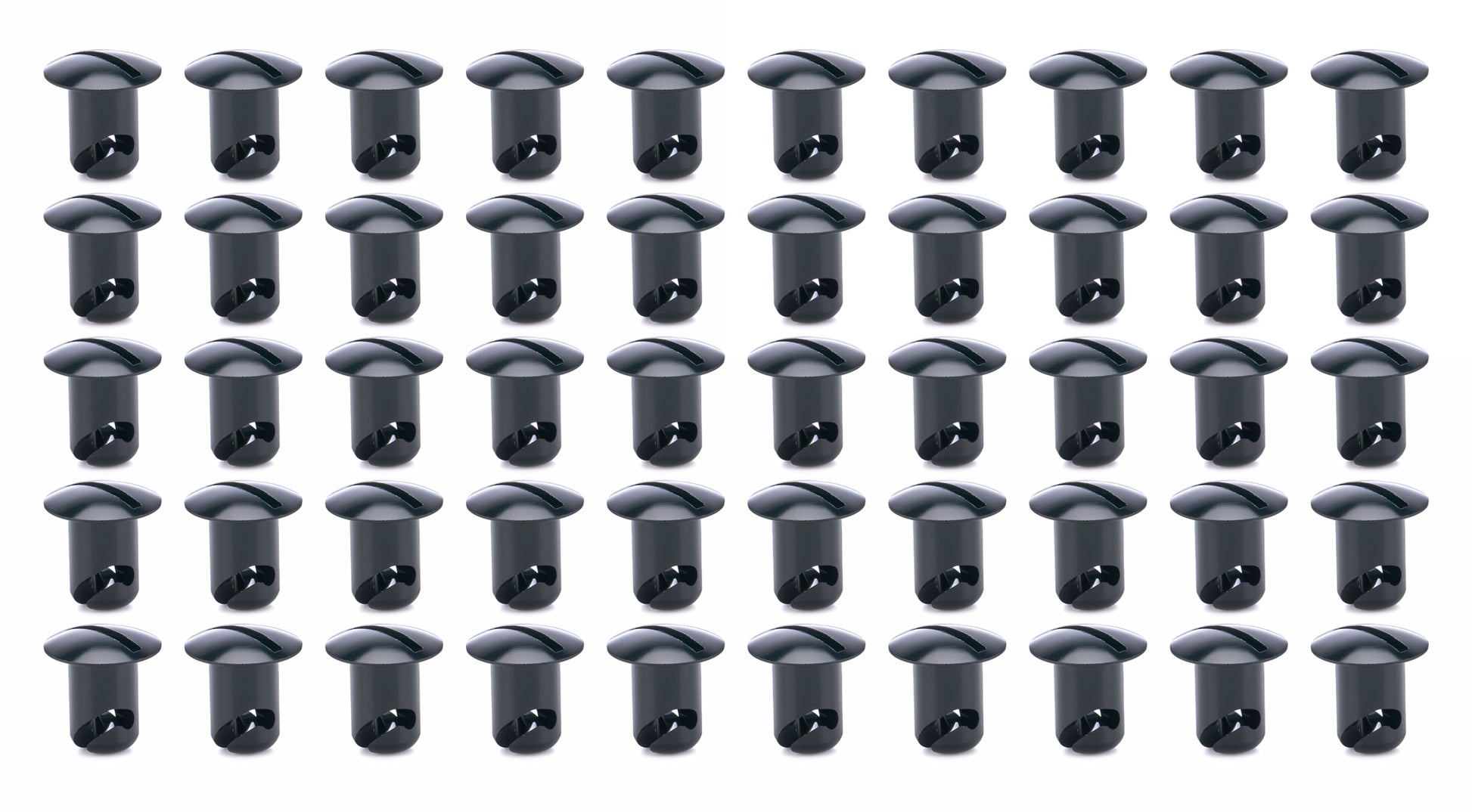 Ti22 Oval Head Buttons 0.450" Long Black (50 pk) TIP8132-50