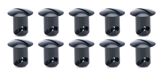 Ti22 Oval Head Buttons 0.450" Long Black (10 pk) TIP8132