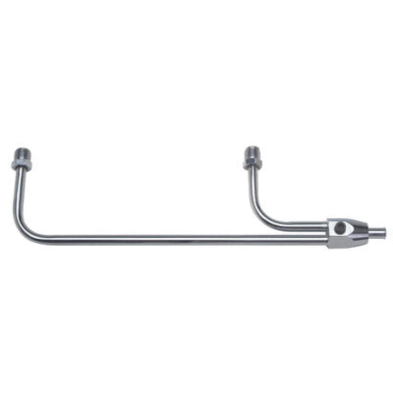 Trans-Dapt Chrome Fuel Line 2198