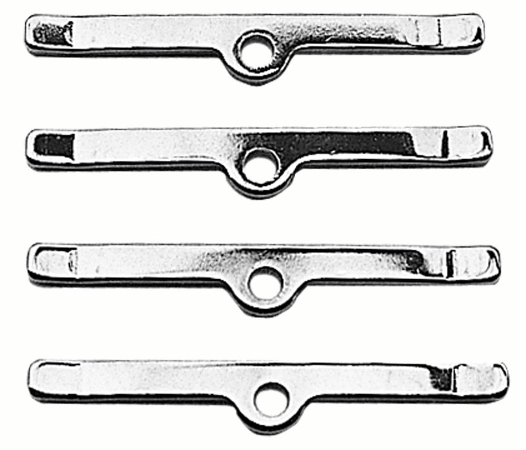 Valve Cover Retaining Tabs, Chrome-plated, Small Block Chevy