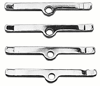 Valve Cover Retaining Tabs, Chrome-plated, Small Block Chevy