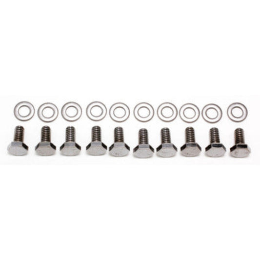 Trans-Dapt Chevy Chrome Timing Cover Bolt Kit 9273