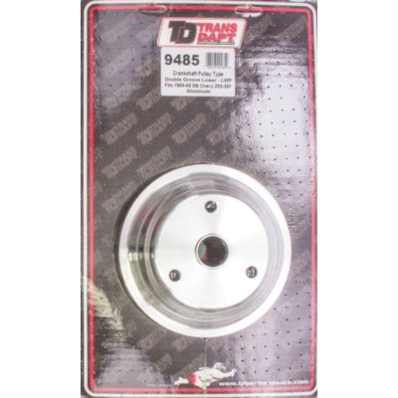 Trans-Dapt Double Lower Long Water Pump Pulley 9485