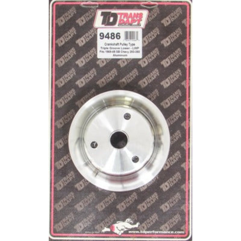 Trans-Dapt Triple Lower Long Water Pump Pulley 9486