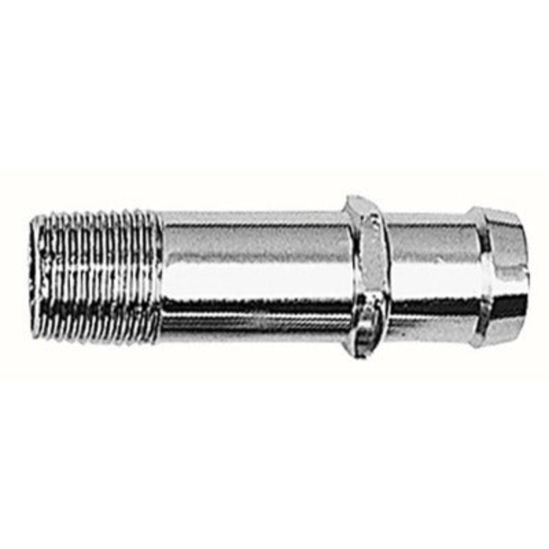 Chrome 1/2" NPT Water Pump Fitting for 3/4" Hose