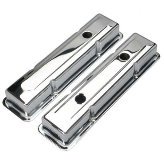 Trans-Dapt Steel Valve Covers SB Chevy 9518