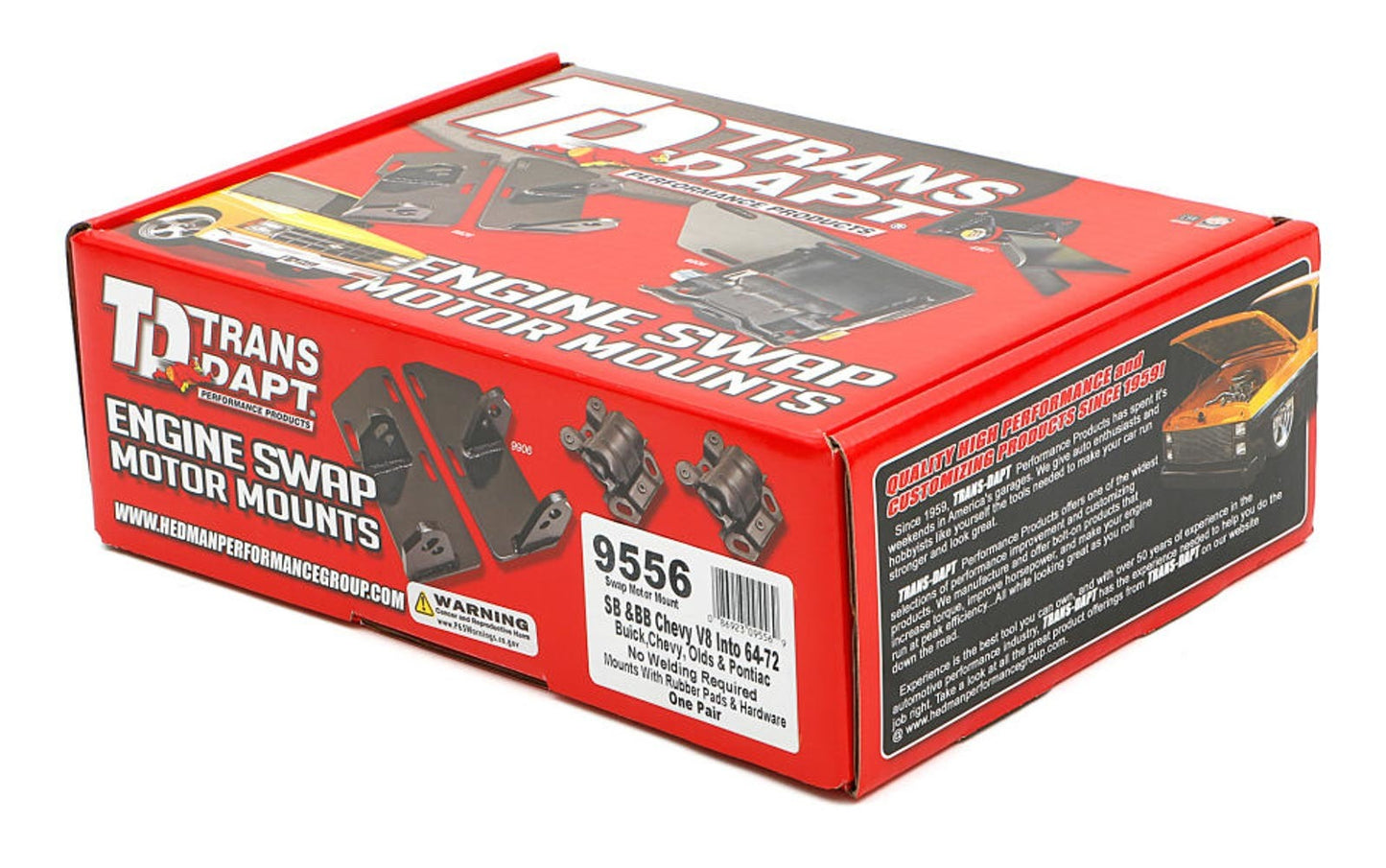 Trans-Dapt 64-72 GM A-Body Motor Mount KIt 9556