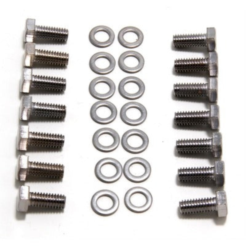 Trans-Dapt Trans Pan Hex Chrome Bolts 9692