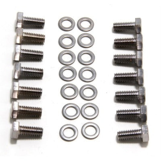 Trans-Dapt Trans Pan Hex Chrome Bolts 9692