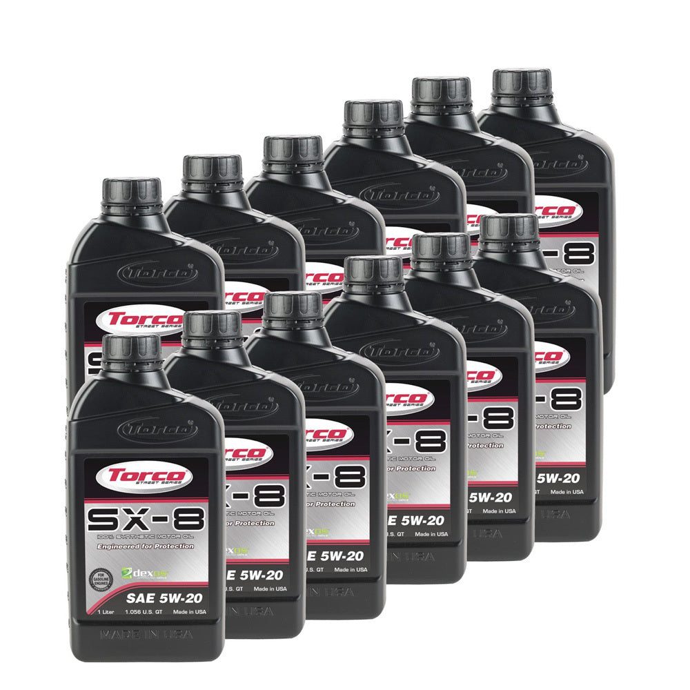 Torco SX-8 Synthetic Engine Oil 5W20 (Case)