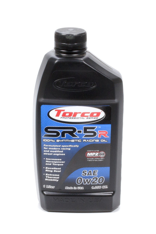 Torco SR-5R Synthetic Racing Oil 0W20