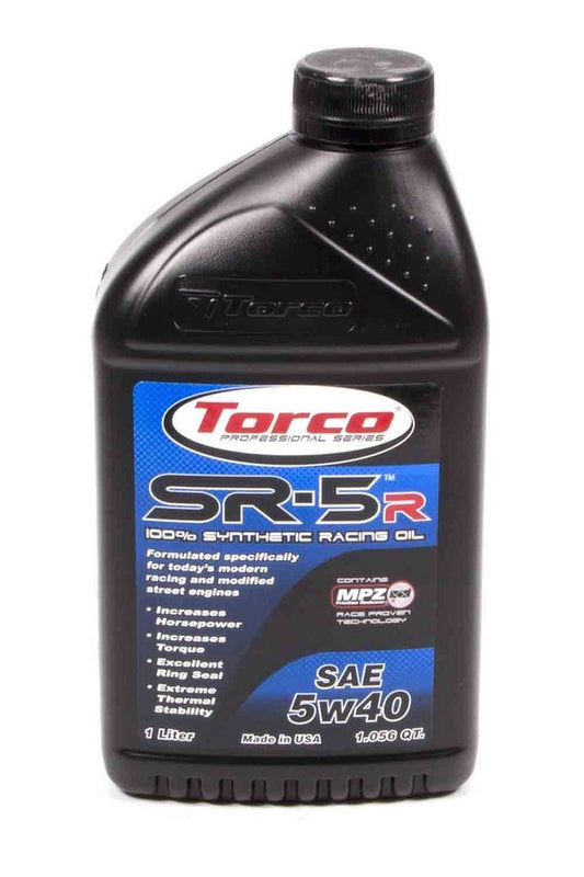 Torco SR-5R Synthetic Racing Oil 5W40