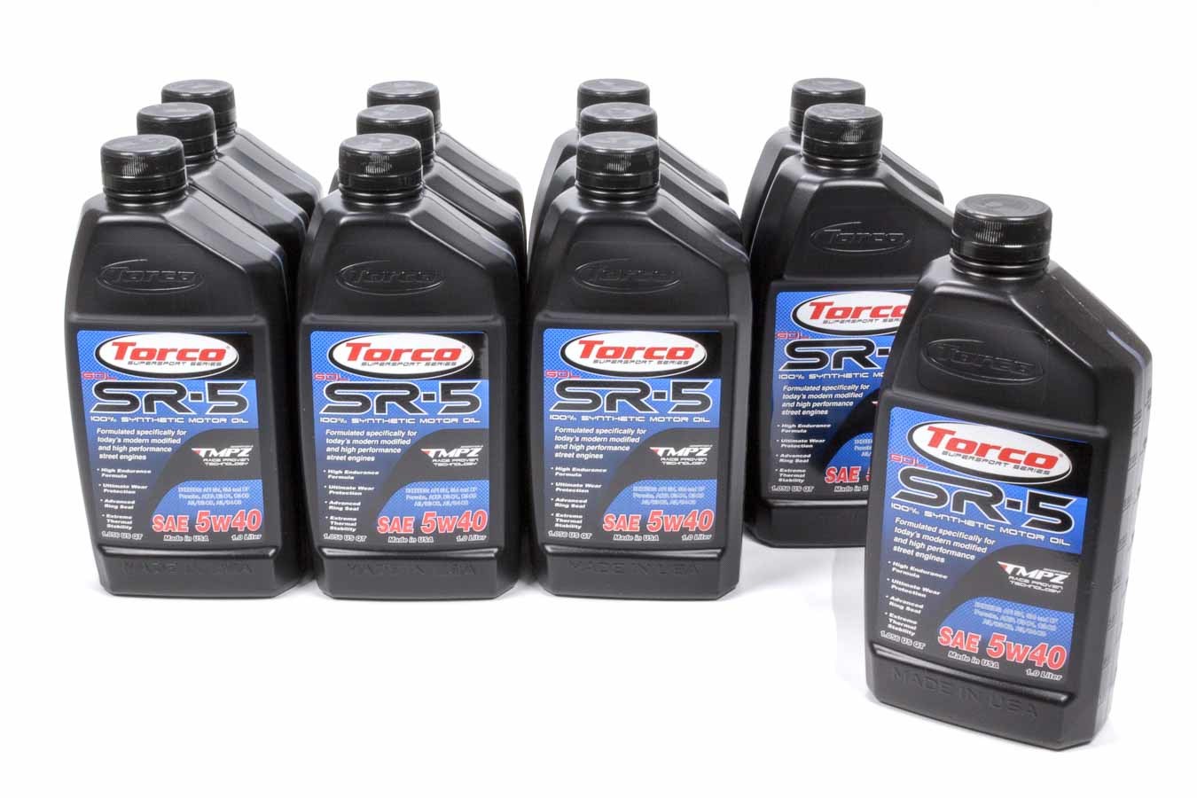 Torco SR-5 GDL Synthetic Motor Oil 5W40 (Case of 12)