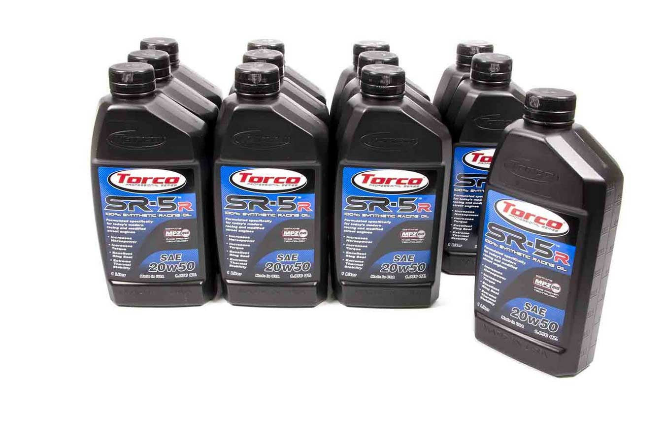 Torco SR-5R Synthetic Oil 20W50 1 Liter (Case of 12)