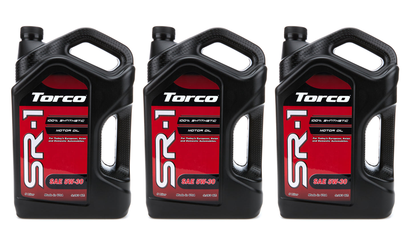 Torco SR-1 Synthetic Oil 5W30 (5 Liter Bottle - Case of 3)