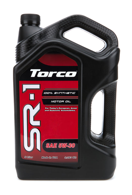 Torco SR-1 Synthetic Oil 5W30 (5 Liter Bottle)