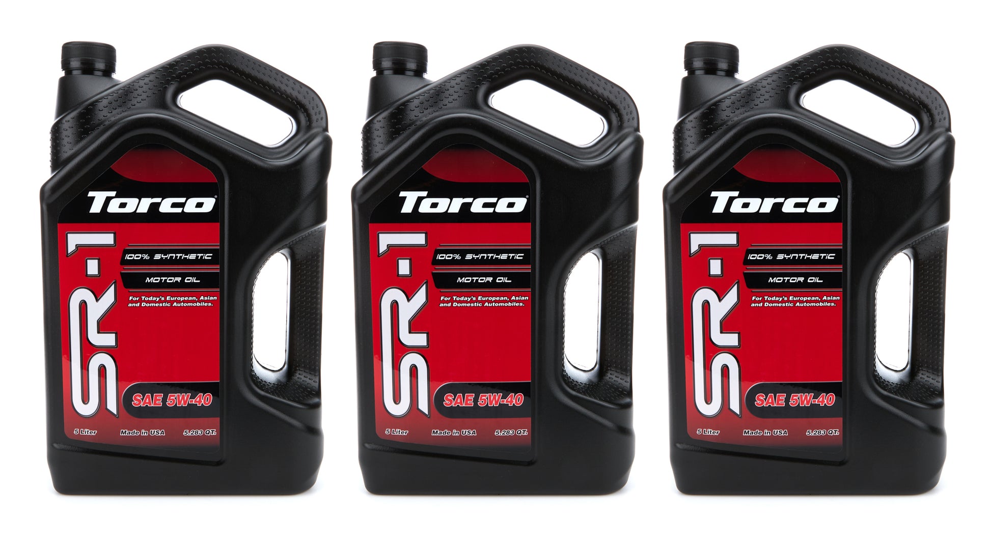 Torco SR-1 Synthetic Oil 5W40 (5 Liter Bottle - Case of 3)