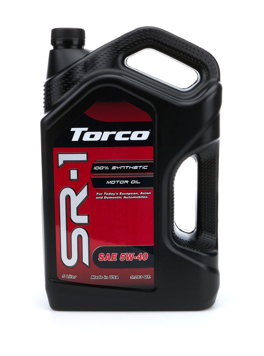 Torco SR-1 Synthetic Oil 5W40 (5 Liter Bottle)