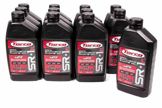 Torco SR-1 Synthetic Racing Oil 10W30 (Case)
