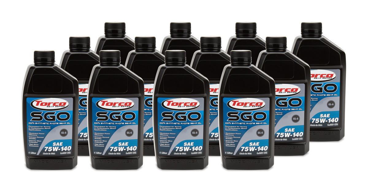 Torco SGO 75W140 Synthetic Racing Gear Oil (Case)
